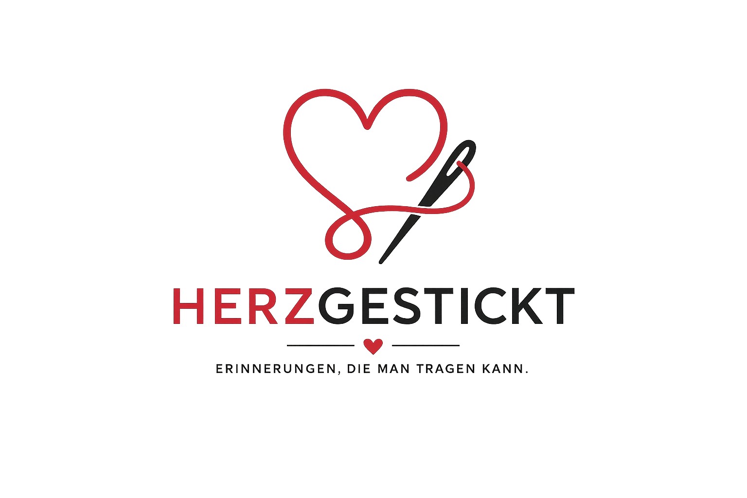 Herzgestickt